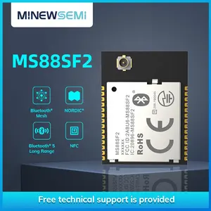 MinewSemi MS88SF23 nRF52840 modulo USB Bluetooth 5.3 a lungo raggio con connettore u.FL modulo Audio LE