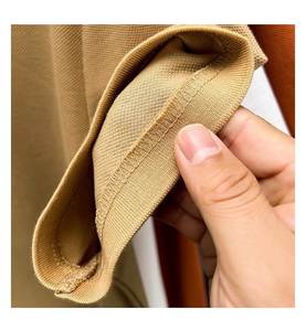 Polo Casual para Hombre, de Alta Calidad, Algodón Texturizado Súper Suave, Secado Rápido, Talla Grande, Etiqueta Personalizada, Color Sólido, Manga Corta - Product Image 5