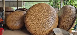 Coracle en bambou naturel pour décorer le siège de la maison 4 à 6 personnes - Product Image 4