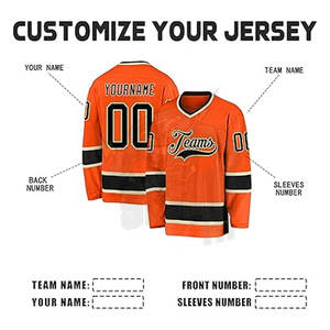 Jersey de Hockey sobre Hielo, Nuevo, Alto Rendimiento, 100% Poliéster, Costuras Profesionales, para Hombre, Mujer y Jóvenes, Transpirable y Ligero - Product Image 4