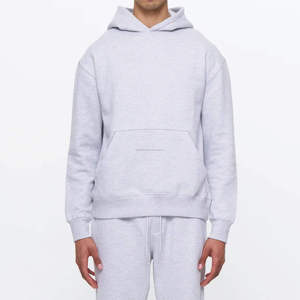 Streetwear en coton personnalisé pour hommes, survêtement à capuche respirant, jogging d'hiver, surdimensionné - Product Image 6