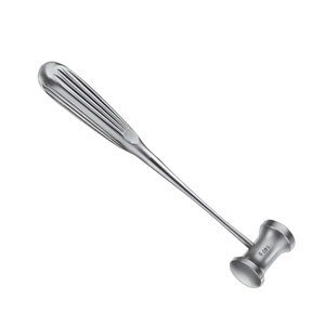 Mazo quirúrgico 190 mm 7,12 "25mm acero alemán 218 G 155 g cabezas de nailon mazo de hueso Dental martillo quirúrgico ortopédico - Product Image 5