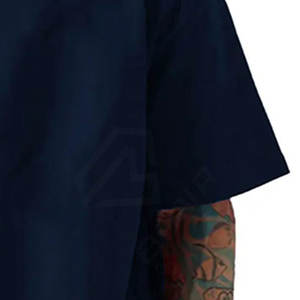 Camiseta de calle de gran tamaño para hombre de alta calidad, logotipo estampado de peso pesado, longitud personalizada, larga - Product Image 5