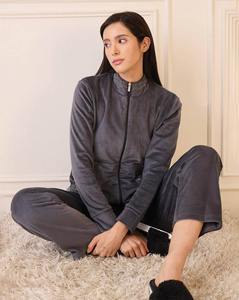 Ensemble de survêtement en coton pour femmes, sweat-shirt léger et jogging, confort quotidien, tenue décontractée douce - Product Image 6