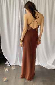 Vestido de cóctel de noche de longitud completa para mujer Malla polivinílica antiestática con abalorios de perlas y adorno de busto bordado Longitud máxima - Product Image 4