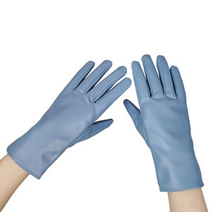 Gants en cuir lisse pour hommes, tailles assorties, doublés de polaire, durables, antistatiques, de qualité supérieure, prix compétitif pour usage général - Product Image 1