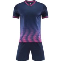 Camisetas de fútbol de secado rápido de alta calidad del proveedor de fábrica directa, conjuntos de colores de logotipo de diseño personalizado transpirables directamente de la fuente