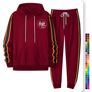 Ensemble de vêtements de sport d'hiver haute performance, vêtements de rue décontractés, logo personnalisé, OEM, survêtement de jogging pour homme, 100% coton biologique, personnalisé - Product Image 6