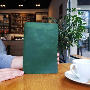 Soporte para cubierta de menú Carpeta Bar Libro Menú personalizado Soporte para menú de cóctel Carpeta para restaurante Cubierta personalizada - Product Image 1