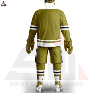 Maillot de hockey sur glace personnalisé unisexe, uniforme d'équipe, impression numérique de haute qualité, imprimé sur le devant, séchage rapide, vêtements de sport de hockey, vente en gros - Product Image 2