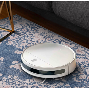 Ensemble de tapis de sol lavable à motif floral beige moderne Netline Home Depot R3 - Product Image 1