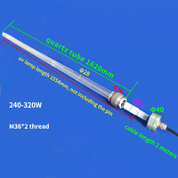 Lampe germicide UV en promotion, ampoule de remplacement GPH UVC pour le traitement de l'eau, stérilisateur pour bassin à poissons, système de purification d'air HVAC