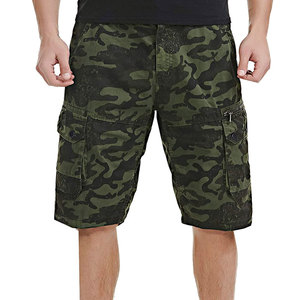 Shorts cargo pour hommes à taille élastique et coupe ample, vente en gros, shorts cargo pour hommes sur mesure, grandes tailles, pour usage décontracté - Product Image 3