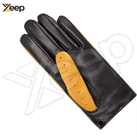 Gants de conduite pour homme en cuir véritable de haute qualité, imperméables, antidérapants, respirants, personnalisables, pour volant, ajustement confortable