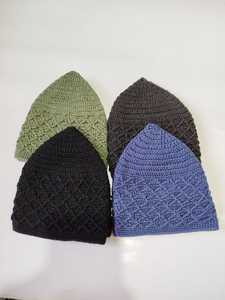 Chapeau musulman unisexe Chapeaux de prière pour hommes Chapeau islamique Ramadan tricoté à la main Chapeau chaud pour hommes musulmans Casquette de prière islamique du Bangladesh. - Product Image 6