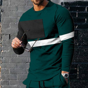 Vente en gros OEM ensemble deux pièces uni décontracté personnalisé de survêtement de sport pour hommes survêtement en coton coupe ajustée pour hommes sweatshite - Product Image 2