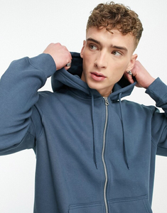 Sudadera con Capucha para Hombre, Estilo Vintage, con Bordado Desgastado, 500 g/m², Felpa Personalizada, Invierno, Tinte Liso, 100% Algodón, Estilo 3D - Product Image 4