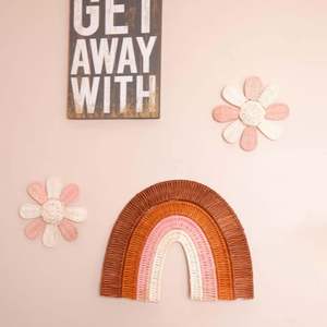 Nuevo Tapiz de Pared Hecho a Mano con Flores de Pasto Marino, Estilo Moderno de Casa de Campo, Creativo, para Cuarto de Niños, Aniversario - Product Image 2