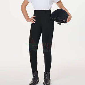 Women Horse Riding <b>Leggings</b> Full Seat Grip Equestrian Elastic Waist Anti Slip <b>Waterproof</b> Windproof Spandex/Polyester - Product Image 6