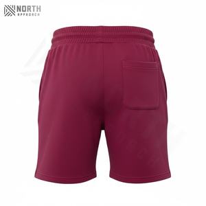 Pantalones Cortos Deportivos para Hombre de Alta Gama, Cómodos, de Algodón de Primera Calidad, Ropa Deportiva con Cintura Elástica, Diseño Sólido Personalizado - Product Image 3