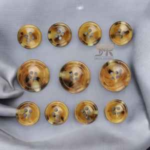 ชุดแจ็กเก็ตสูทแบบเรียบ4รูแบบล้างทำความสะอาดได้มีกระดุมเขาควายแบบมีสไตล์และทนทาน - Product Image 5