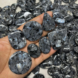 Cristal de alta calidad, larvikita, piedra natural, cristal curativo, piedras preciosas, ágata, decoración del hogar, mayorista para hacer colgantes, piedra - Product Image 1