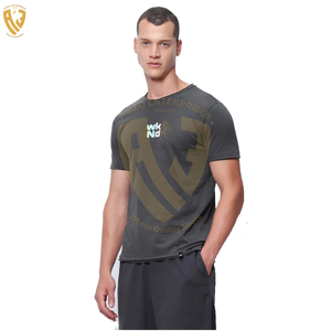 Venta al por mayor totalmente personalizada de alta calidad Puff impresión camiseta Logo desgaste Jersey cómodo hombre equipo Puff impresión camiseta - Product Image 6