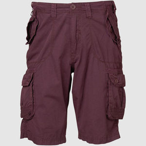 Pantalones cortos Cargo Hiker de cintura elástica para hombre-100% algodón Casual secado rápido transpirable verano al aire libre Multi-Bolsillo utilidad pantalones cortos de trabajo - Product Image 5