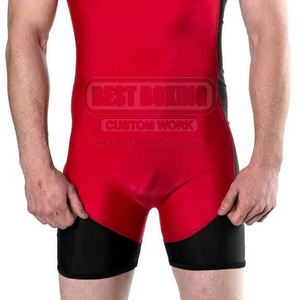 Singlets de lutte pour adultes en tissu doux à haute élasticité Confort adapté à une tenue active Singlets de lutte respirants - Product Image 6