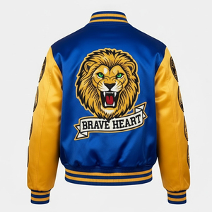 Chaqueta Universitaria Varsity con Mangas de Chenilla Bordada y Letras en PU para Hombre, el Mejor Fabricante y Proveedor de Chaquetas de Béisbol para Hombre - Product Image 2