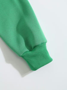 เสื้อสเวตเตอร์แขนยาวผ้าฝ้าย100% มีฮู้ดปักลายโลโก้ด้านหน้าวัสดุระบายอากาศสำหรับฤดูหนาว - Product Image 6