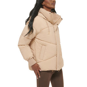 Chaqueta Acolchada de Invierno para Mujer, Transpirable, Cómoda, con Capucha Desmontable, Estilo Moderno para Exteriores, Venta al Por Mayor - Product Image 4