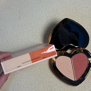 Blush On Grosir Label Pribadi untuk Riasan, Perona Pipi Kecantikan, Bubuk Berpigmen Tinggi 2 in 1 Palet Blush Highlighter untuk Wanita - Product Image 4