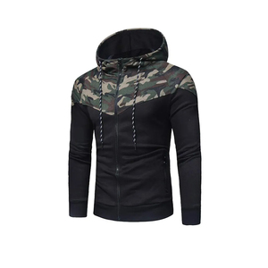 Nouvelle Arrivée – Sweat à Capuche Zippé Respirant Vintage pour Homme, Survêtements Oversize Personnalisés en Spandex/Coton Uni - Product Image 5