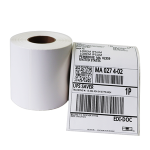 ฉลากบาร์โค้ดความร้อน100X150มม. กาวเปล่าฉลากขนส่งสติกเกอร์เครื่องพิมพ์ความร้อนโดยตรง4x6 A6จากผู้ผลิต - Product Image 5