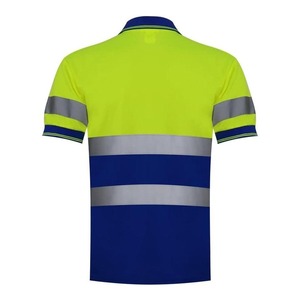Chemise de sécurité à manches courtes haute visibilité personnalisée, vêtements de travail réfléchissants d'été pour la construction et la poste - Product Image 2