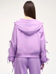 Ropa deportiva ligera para mujer al por mayor con bolsillos y cremallera atlética para yoga, correr, gimnasio, ropa informal, chaqueta con capucha y cremallera completa - Product Image 2