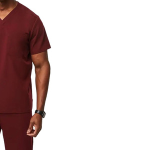 Scrubs pour infirmières hospitalières de qualité supérieure en polyester tricoté disponible dans toutes les couleurs et tailles faciles à porter en gros - Product Image 2