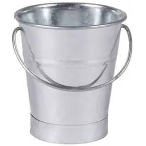 Vente en gros de mini seau de service en acier inoxydable avec poignée pour restaurants, fêtes, frites, collations | Exportateur en vrac - Product Image 1