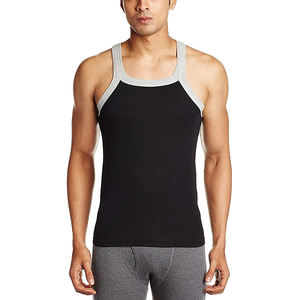 Camisetas de Tirantes de Alta Calidad para Hombre, 100% Algodón, Transpirables, para Verano, Cuello Redondo, Fitness - Product Image 1