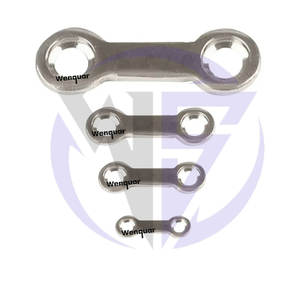 Mini placas óseas ortopédicas veterinarias con hueco 1,5mm Instrumentos de Cirugía Maxilofacial de fijación ósea quirúrgica - Product Image 5