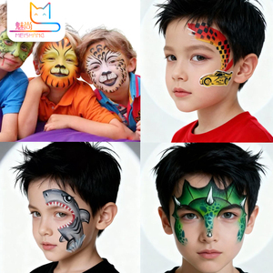 Set de <span class=keywords><strong>Pintura</strong></span> Facial Segura y No Tóxica Mei Shang para Niños - Kit de <span class=keywords><strong>Pintura</strong></span> Facial Vibrante y Lavable, Perfecto para Fiestas y <span class=keywords><strong>Halloween</strong></span> (EU/US) - Product Image 6