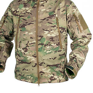 OEM 100% poliéster a prueba de viento al aire libre senderismo escalada hombres chaqueta Softshell invierno impermeable chaquetas tácticas - Product Image 4