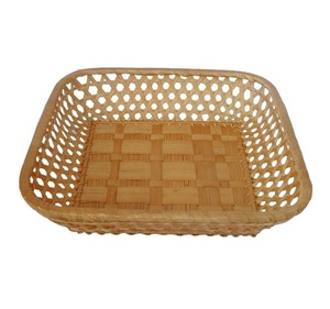 Cesta de almacenamiento de bambú rectangular Natural 100% del principal exportador, organizador de cocina para el hogar, venta al por mayor de Vietnam - Product Image 2
