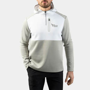 เสื้อฮู้ดซิป ¼ ซิป แขนยาว เนื้อผ้านุ่ม สวมใส่สบายได้ทุกฤดู เสื้อฮู้ดซิป ¼ ซิป - Product Image 1