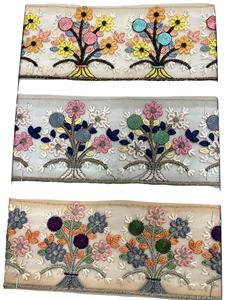 Fantaisie Tissu Ruban Net Sequin Brodé Dentelle Garniture pour Coudre Perlé Artisanat Chaussures Décorations De Mariage Artisanat-Écologique - Product Image 6