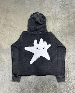 เสื้อสเวตเตอร์สวมหัวใส่ได้ทั้งชายและหญิงใส่ได้ทุกเพศเสื้อมีฮู้ดผ้าฟลีซแบบปักลายเสื้อผ้าสำหรับฤดูหนาวโลโก้ตามสั่งใหม่ - Product Image 1