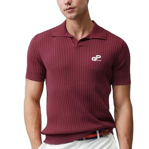 Chemise à col Johnny pour homme, coupe décontractée, design tendance et tissu confortable - Product Image 1