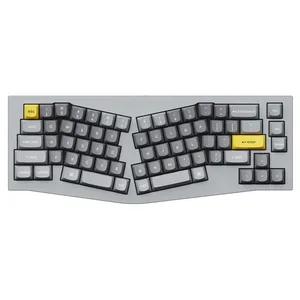 Hot selling Keychron V10 special-shaped Alice arrangement Mechanical Ergonomic design keyboard Rotate volume control