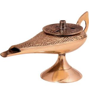 Lámpara de Aladino de Latón con Acabado Antiguo, Diseño Único, Lámpara Chirag de Aladino, Decoración para el Hogar y Regalo, Artículo Decorativo en Venta - Product Image 4